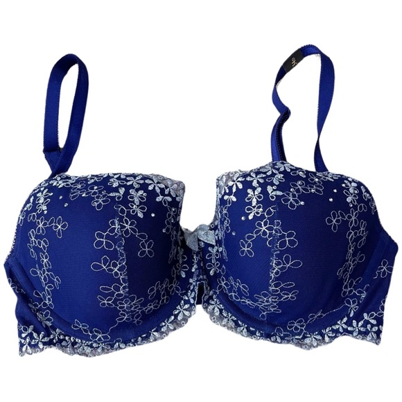 Victoria's Secret Other - Victoria’s Secret metallic crystal Dream Angels lined Demi bra NWT